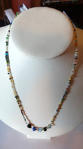 Vintage Multi Color Bead Necklace - £17.52 GBP