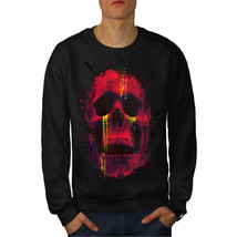 Wellcoda Liquid Metal Death Mens Sweatshirt, Biker Casual Pullover Jumper - £24.11 GBP+