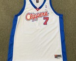 Nike Sewn Lamar Odom Los Angeles Clippers White #7 Adult 3XL Jersey Vint... - $36.47