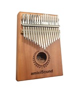 Thumb Piano 17 Keys Musical Instrument Kalimba with Engraved Notes and T... - £46.51 GBP