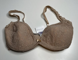 Hanky Panky NWT lace wire-free beige 36C bra RTR1 - £34.10 GBP