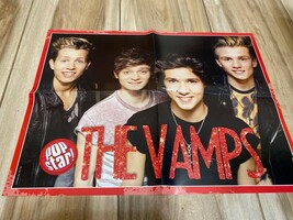 Selena Gomez Demi Lovato The Vamps teen magazine poster clipping Pop Star - $4.75