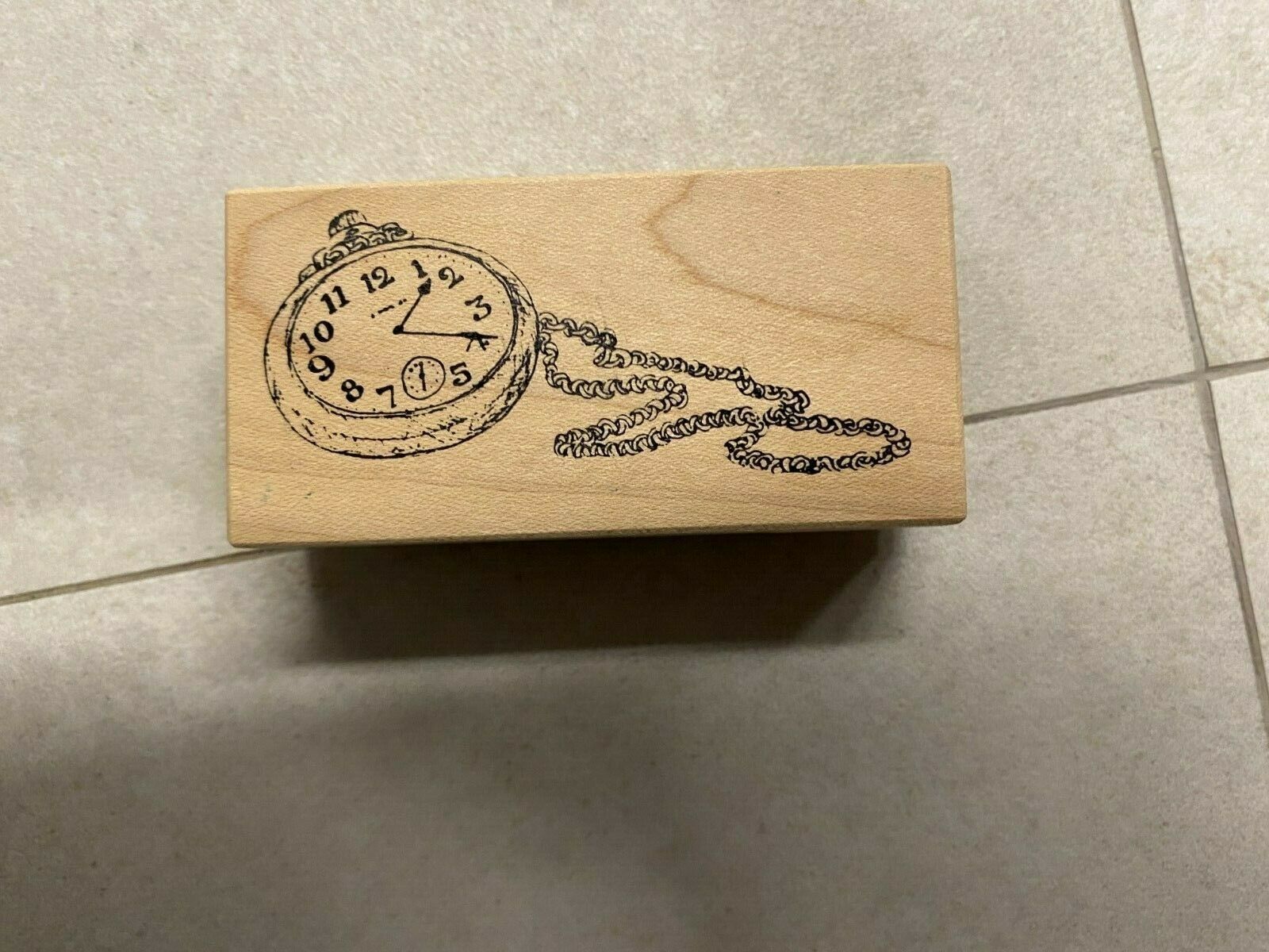 All About Time Clocks New Wood Mounted Rubber Stamps Buy More & Save! Item image 3