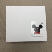 Walt Disney Parks Mickey Mouse Icon Clock for Table Desk Analog Ears Bla... - $32.37