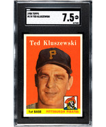 Ted Kluszewski 1958 Topps Baseball Card #178- SGC Graded 7.5 NM+ (Pittsb... - $94.95