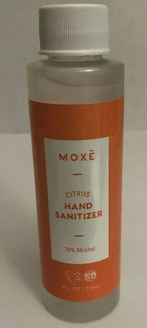Moxe Citrus Hand Sanitizer 1Ea 4 Oz Blt - $7.80