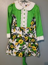 Mikko Kids - Multicolor Floral Long Sleeve Dress Size 3T      FS17 - £3.99 GBP