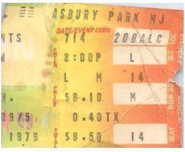 Jorma Kaukonen Hot Tuna Ticket Stub July 14 1979 Asbury Park New Jersey - $34.64