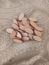 Mini wood ovals, 30 pieces  - $2.75