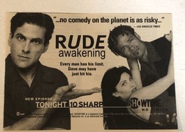 Rude Awakening Tv Guide Vintage Print Ad Sherilyn Fenn Mario Van Peebles Tpa13 - £4.77 GBP