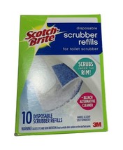 Scotch-Brite Disposable Toilet Scrubber Refill Blue Box Of 10 Refills - $15.00