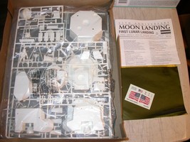 Monogram First Lunar Landing 25th Anniversary 1:48 Model Kit #5081 Box Dented - $24.99