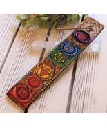 7 Chakra Mango Wooden Printed Incense Holder 11&quot; - $11.95