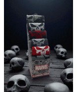Marvel Comics The Punisher Socks Men&#39;s Skull Logo 6-Pair Crew Socks for ... - $406.53 MXN
