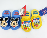 Vintage Mickey Mouse Donald Duck Childs Sandals Walt Disney Flip Flops T... - £22.58 GBP