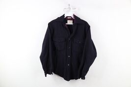 Vintage 50s 60s Streetwear Boys 16 Thrashed Wool CPO Shirt Jacket Jac Sh... - $55.14 CAD