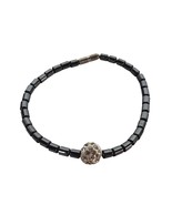 Elegant Gray Hematite Bracelet Rhinestone Bead Womens Costume Jewelry Ev... - €12,76 EUR