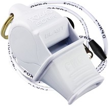 White Fox 40 Sonik Blast Cmg Whistle Official Coach Safety Rescue - Free Lanyard - £8.64 GBP