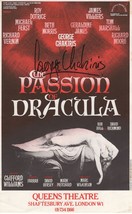 The Passion Of Dracula George Chakiris Hand Signed Theatre Flyer - £13.32 GBP