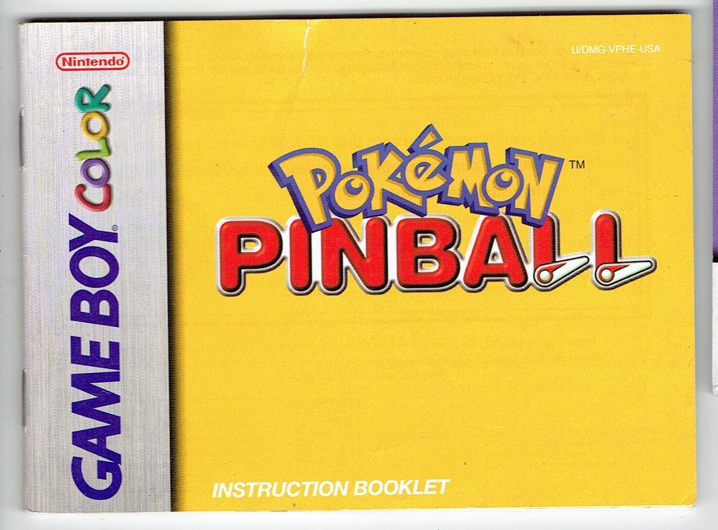 Nintendo Gameboy Color Pokemon Pinball Instruction Manual Rare HTF - $33.81