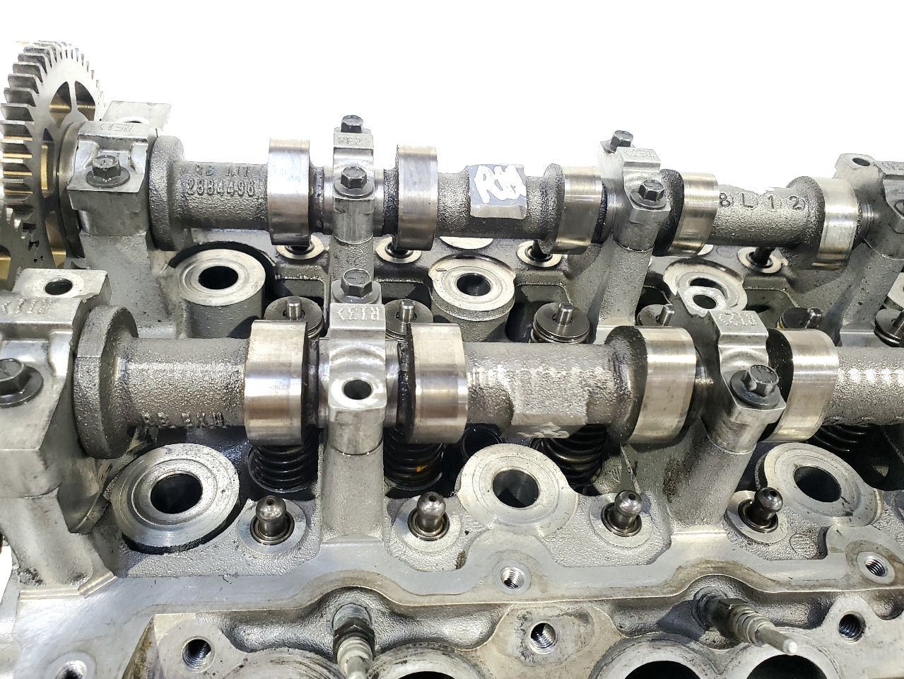 2016 2019 Nissan Titan XD OEM Cylinder Head With Cams And Exhaust Manifold  Item image 8
