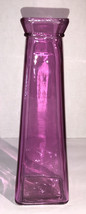 Valentines Day/Christmas/Holiday Purple Flower Vase 8” tall-Brand New-SHIP24HR - £13.35 GBP