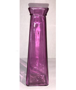 Valentines Day/Christmas/Holiday Purple Flower Vase 8” tall-Brand New-SH... - $16.71