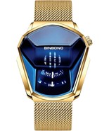 RORIOS Fashion Men&#39;s Watches Analog Quartz Mesh Watch Stainless Steel Sp... - £251.90 GBP