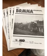 Lot of 6 BRMNA Journal 1994 Complete British Railway Modellers of North ... - €7,13 EUR