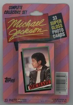 Michael Jackson complete collector&#39;s set 33 super gloss cards - £15.73 GBP