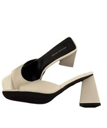 AZALEA WANG BEATRIX-WHITE  BLOCK SANDAL SIZE 11 NEW - $88.11