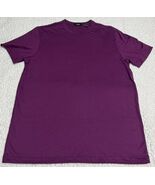 Theory Essential Crew Neck Tee T-Shirt Men Plum Short Sleeve Designer Sz... - $52.95 CAD