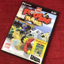 Football Mania LEGO PC CD-ROM Video Game VTG Soccer Game 2 Disc  - $24.26