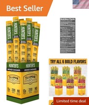 Artisan Smoked Hunter&#39;s Sausage, 1.44 oz, 24 Count - Oregon Crafted Good... - $52.50