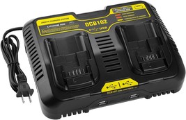 Energup Replacement DCB102BP Charger for DEWALT 20-Volt MAX Jobsite Charging - £38.36 GBP