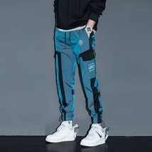 Hip Hop Joggers Pantalones Elástico Cintura Harem Streetwear Hombre Casual Cargo - £32.83 GBP