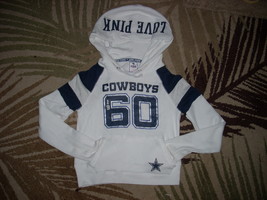 women&#39;s hoodie sweatshirt Victoria&#39;s Secret white XS Dallas Cowboys - $43.00