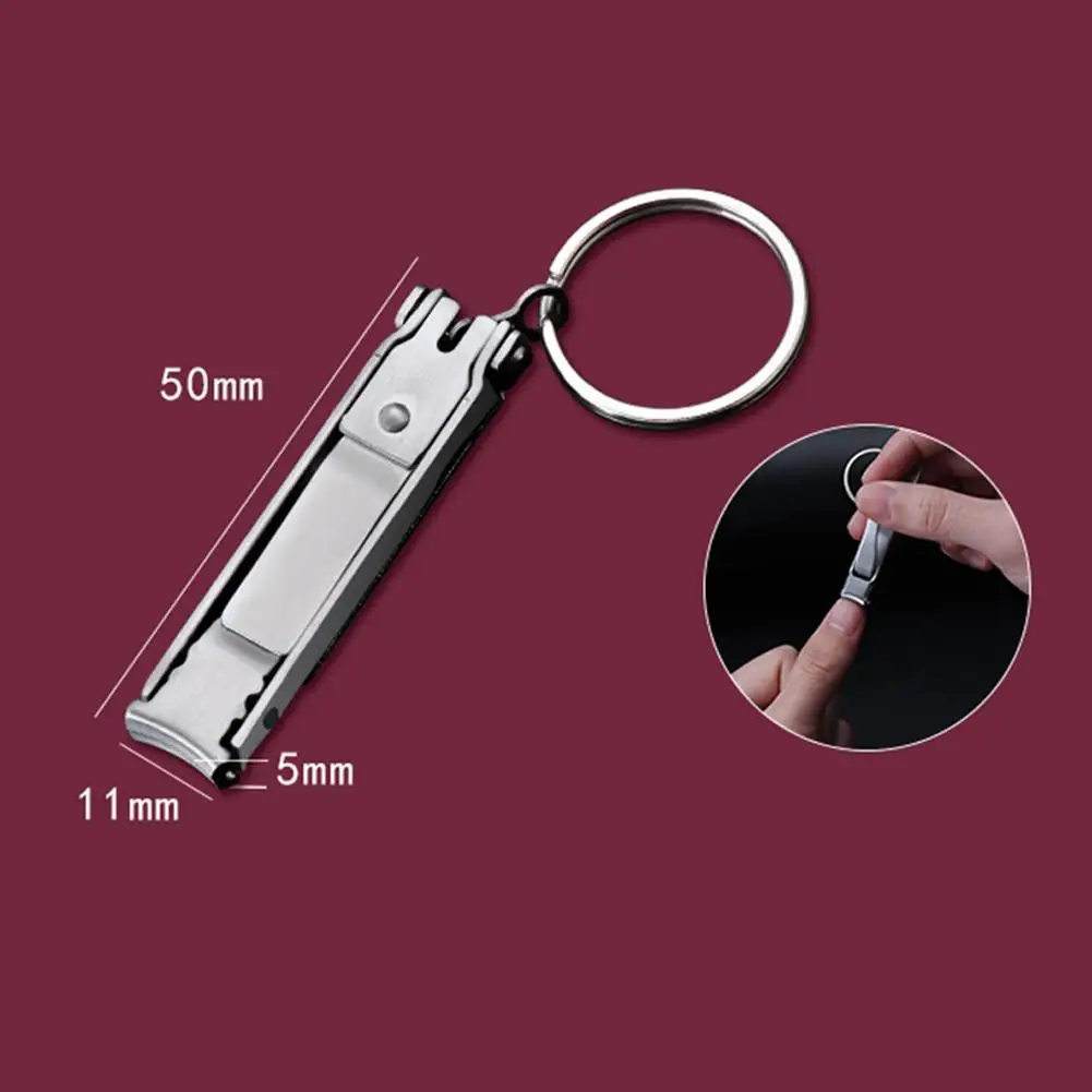 Sporting Multifunctional Ultra-thin Portable Steel Nail Toe Cutter Trimmer Sciss - £23.46 GBP
