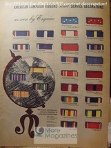 1943 Wwii American Campaign Ribbons Service Decorations Copacobana Girls! - £14.33 GBP