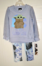 Star Wars The Mandalorian Toddler Girl&#39;s Sweatshirt &amp; Leggings Set - Size: 3T - £9.30 GBP