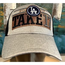 LA Dodgers 2017 World Series “Take 17”cap. Heathered grey adjustable - $141.80 MXN