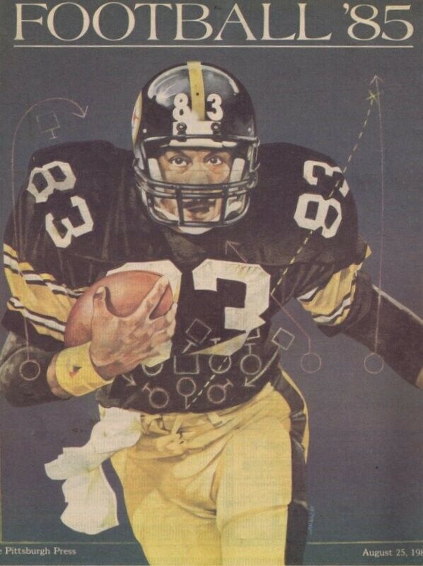 Primary image for VINTAGE 1985 Pittsburgh Press Newspaper Football Preview Louis Lipps Steelers
