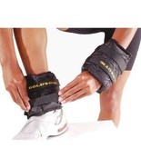 Gold&#39;s Gym Adjustable Pair Wrist/Ankle Weights - 2 x 2.5 Pounds Ankle We... - $34.60