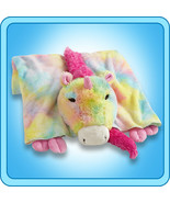 Authentic Pillow Pet Rainbow Unicorn Blanket Plush Toy Gift - $82.25 CAD