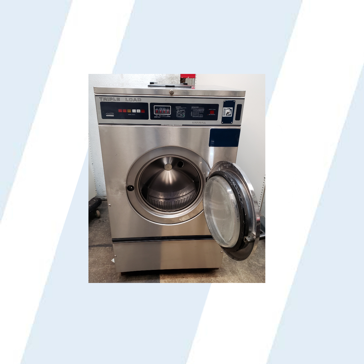 Dexter T400 WCN25AASS, 30lbs, Front Load Washer Serial No 2000200432023[REF] - $2,475.00