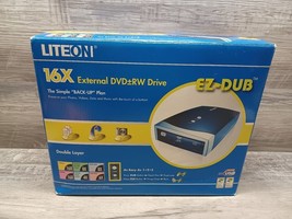 Lite On EZ-DUB External Dvd+Rw Drive SHW-160P6SU06C 2.B3 Used - $24.00