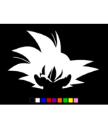 GOKU Hair Dragon Ball Z Anime Vinyl Decal Car Window Wall CHOOSE SIZE COLOR - $3.46+