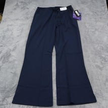 Dickies Pants Womens L Blue Classic Fit Medical Uniform Wide Leg Bottoms**** - £20.23 GBP