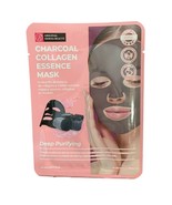 Original derma beauty charcoal collagen essence mask 10 Pk - $13.56 CAD