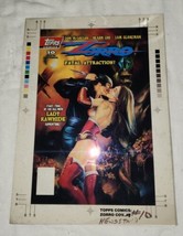 Topps Zorro Fatal Attraction #10 Comic Printers Proof OOAK Rare 1990s - £158.58 GBP